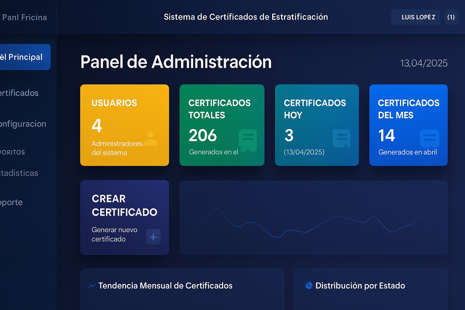 Sistema de Certificados de Estratificación